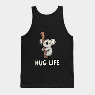 Hug Life Koala (Back Print) Tank Top